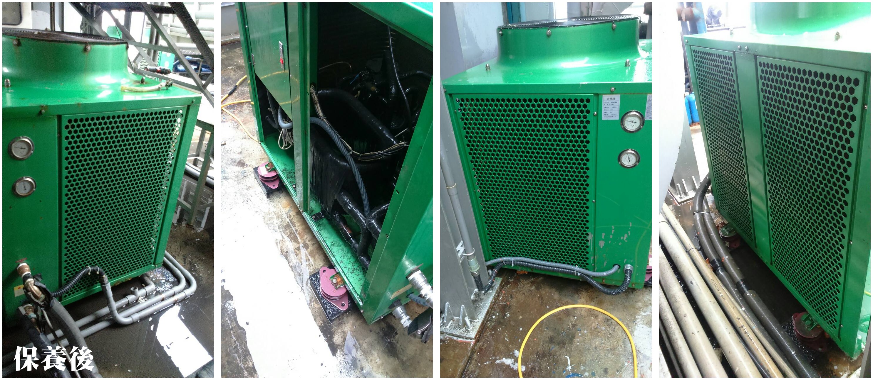 熱泵主機 保養後熱水器安裝實績